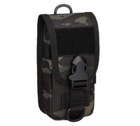 Selighting Pochette Téléphone Portable Tactique Sac Annexe Molle Militaire pour Camping Randonnée Voyage Airsoft (Noir Camo)