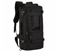 Selighting Taktischer Rucksack 40L/50L Militär Wander-Duffel-Tasche 3-Tages-Notfalltasche Molle Camping Jagd Trekking Tagesrucksack für Männer und Frauen (50l noir)