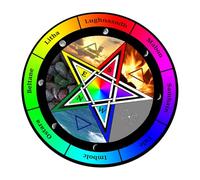 SELiLe Divinations Mat Star Motif Tarots d'autels Coussin de carte Astrologie Pendule Tapis pour Guérison Divine