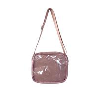 SELiLe Étudiante scolaire Sac transparent mignon pour femmes Sac à bandoulière Insigne Anime Présentoir Sac à main Livre Sac à la mode, a