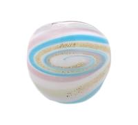 SELiLe Fusions culturelles Fil Bagues en Verre Fleur Emballées Galaxyed Inspire Bijoux Fait à la Main Confortable Durable Anneaux en Verre, comme décrit