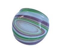 SELiLe Fusions culturelles Fil Bagues en Verre Fleur Emballées Galaxyed Inspire Bijoux Fait à la Main Confortable Durable Anneaux en Verre, comme décrit