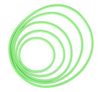 SELiLe Lot de 5 anneaux de plantes flottants pour aquariums - Plantes flottantes - Corral - Pour aquariums - Pour poissons de sécurité - Support alimentaire - Décoration