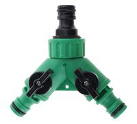 SELiLe Opérations rapides Séparateur de tuyau 3 voies avec vannes d'interrupteur pour l'entretien du jardin, systèmes d'alimentation en eau, transitions de raccordement d'eau efficaces