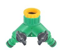 SELiLe Opérations rapides Séparateur de tuyau 3 voies avec vannes d'interrupteur pour l'entretien du jardin, systèmes d'alimentation en eau, transitions de raccordement d'eau efficaces
