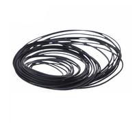 SELiLe Sangles en caoutchouc pour lecteur de cassette Enregistreur vidéo Sangle de réparation de table de disque Largeur 1 mm Taille mixte 50 pièces/100 pièces Ceinture pour enregistreur portable