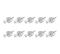 SELiLe Vis de sécurité Boucle d'oreille Dos Raccord postal pratique avec commande de verrouillage pour clous d'oreille Boucle d'oreille Dos de sécurité