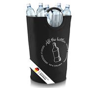 Selinchen® - Collecteur de bouteilles | Avec couvercle verrouillable pour le rangement des bouteilles consignées | Poignée souple | Idéal comme récipient de collecte de produits vides | 69 litres