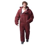 Selk'bag The Wearable Bag I Sac de Couchage extérieur et intérieur pour Camping, Voyages en Camping-Car, Festivals, détente (Terre Bordeaux, Taille S)