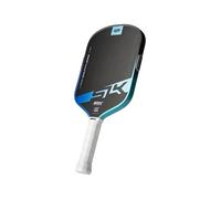Selkirk Sport SLK Dauntless Raquette de pickleball T700 en fibre de carbone brut | Rotation et contrôle élevés avec noyau PureFoam | Bleu allongé