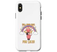 Sell Your Soul for Likes (Digital Detox Anti Social Media) Coque pour iPhone X/XS