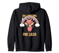 Sell Your Soul for Likes (Digital Detox Anti Social Media) Sweat à Capuche