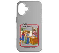 Sell Your Soul Sarcastic Retro Vintage Funny Adult Humor Coque pour iPhone 16