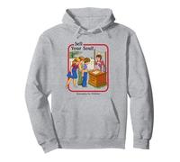 Sell Your Soul Sarcastic Retro Vintage Funny Adult Humor Sweat à Capuche