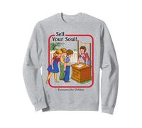 Sell Your Soul Sarcastic Retro Vintage Funny Adult Humor Sweatshirt