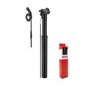 Xon External Cable 100 Mm Dropper Seatpost Argenté 340-440 mm / 30.9 mm Black