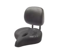 Selle avec Dossier pour Électrique Selle de Vélo Siège Rembourré Coussin Ergonomique Appui Arrière sur Doubles Montants Réglables Cuir PU Adaptée aux Routes Urbaines Conduites Relax