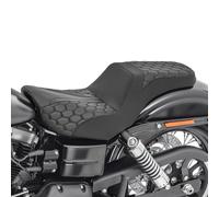 Selle Biplace Compatible avec Harley Davidson Dyna Street Bob 06-17 SF8 Noir