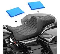 Selle Biplace - Craftride Fr6 - Gel Intégré - Confort Optimal - Compatible Harley Davidson 08-25