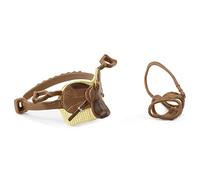 Schleich 42492 Selle et Bride Sarah et Mystery, dès 5 Ans, Horse Club - Figurine, 9 x 3,5 x 14 cm