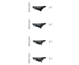 Selle Brooks England Cambium 1 (x4) Noir