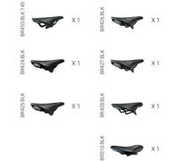 Selle Brooks England Cambium 2 (x7) Noir