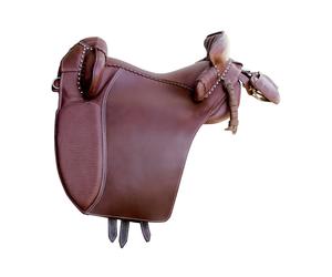 Selle Camarghese complète en cuir avec finitions soignées Jm