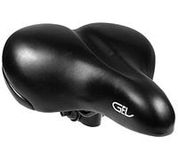 Selle City Big Classic Gel, noire, unisexe, élastomère, 258 x 217 mm, sur carte