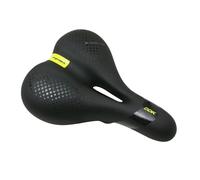 Selle city ergonomic élastomère noir à memoire de forme avec trou central Newton Noir