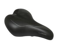 Selle city gel à ressort rail acier noir femme Newton Gray Line Noir