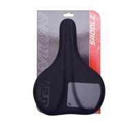 Selle city rail acier forme plate Newton Tray Confort Noir