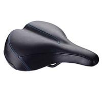Bbb Comfortplus Relaxed Leather Saddle Bleu 210 mm Black