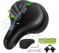 Selle Confortable,Selle De Vélo Confort Absorption Des Chocs Respirante Rebond Surdimensionnée Pour Vélo De Montagne/Vtt/Vélos/Vélos Pliants Hommes Pour Femmes Enfants.[E115]