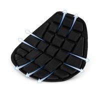 Selle Coussin de Siège de Moto, PSLER Housse de Rembourrage de Siège Conducteur Universelle en Filet pour Scooters de Motocross Coussin de Soulagement de Pression D'airbag de Crème Solaire