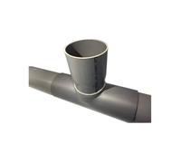 Selle de branchement PVC 100x100 mm à 90 degré, long de 30cm