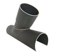 Selle de branchement PVC 160x125 mm à 45 degré, long de 38 cm