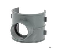 Selle de branchement PVC 90° Ø100-125 sorite Ø50