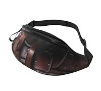 Selle de cheval avec chapeau de cowboy sauvage pour homme et femme, sac banane tendance avec sangle réglable, sac banane imperméable pour cyclisme, portefeuille