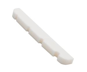 Selle de chevalet de guitare - Accessoire de basse pré-sculpté, coussin de support de cordes supérieur avec ajustement, pièce de rechange compacte, idéal pour musiciens électriques et acoustiques