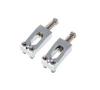 Selle de chevalet de trémolo pour Strat - Pièces de rechange pour pont de guitare électrique - Selle de guitare en alliage métallique pour Fender Stratocaster - Finition chromée - Réparation et mise à