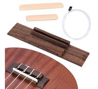 Selle de chevalet pour ukulélé Accessoires pour instruments de musique | Cordes et chevalet pour ukulélé, modificateurs, artistes, techniciens, restaurateurs, étudiants, musiciens, studios