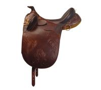 Selle de dressage pour cheval avec corne Lakota Aussie Marron 18"