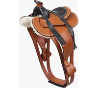 Selle de jouet LeMieux Toy Pony Western Saddle Tan