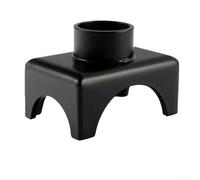 Selle de levage d'essieu de bouteille de camping-car en acier traité thermiquement - Convient aux tubes ronds ou carrés de 5,1 à 10,2 cm pour voitures, camping-cars, remorques - Revêtement noir