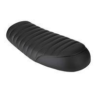 Selle de Moto, PU Cuir Vintage Café Racer Refit Siège Plat Selle Coussin pour CG125 GN CG CB400SS (Tapez D)