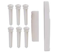Selle de pont de guitare, broches de pont de guitare, selle en os, écrou de guitare, accessoires de guitare acoustique, accessoires pour instruments de musique