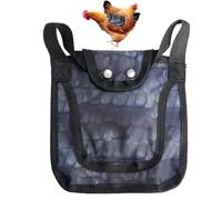 Selle de poule pour poulets, protection arrière et côtés en plumes, couverture complète, accessoires légers pour la repousse des plumes de volaille et protection pour l'arrière-cour et une utilisation