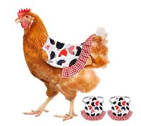 Selle de Poule Protecteur de Plumes Conception protectrice Contre Les Griffes du Coq Préservation des Plumes pour Croissance Naturelle Utilisation en Basse-Cour pour Poules