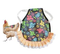 Selle de poule, selle de poule, gilet élastique de selle de poule portable, vrais vêtements de poule, protection de dos pour poules pour petites poules