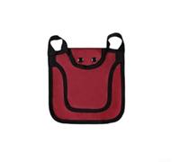 Selle de poulet de qualité supérieure avec sangles réglables pour protection du dos de poule, tissu Oxford rouge, 2,3 à 3,4 kg (rouge)